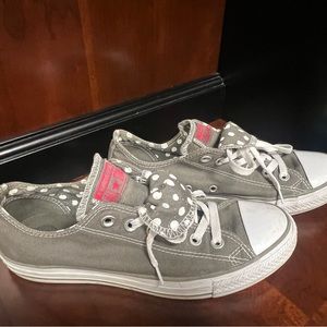 Grey converse sneakers